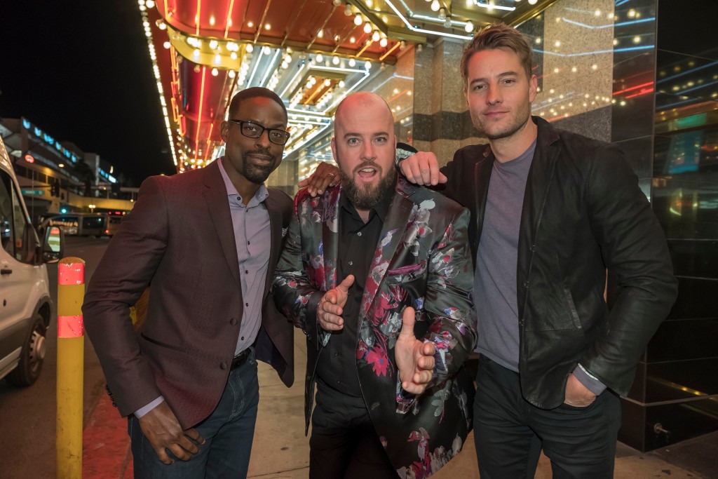 Toby (Chris Sullivan), Randall (Sterling K. Brown) et Kevin (Justin Hartley) à Las Vegas
