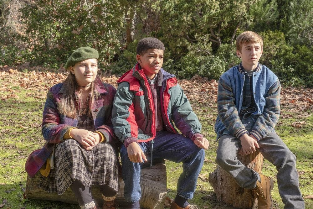 Les jeunes Kevin (Paker Bates), Randall (Lonnie Chavis) et Kate (Mackenzie Hancsicsak).