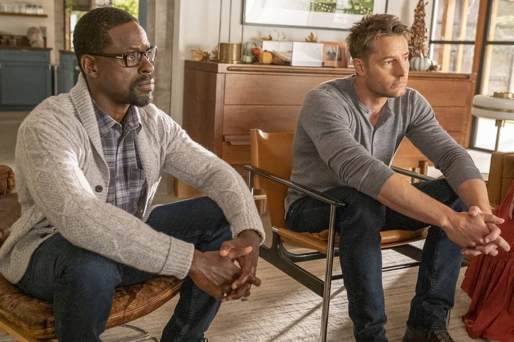 Les frères Pearson, Kevin (Justin Hartley) et Randall (Sterling K. Brown).